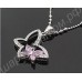 Подвеска butterfly with zircon